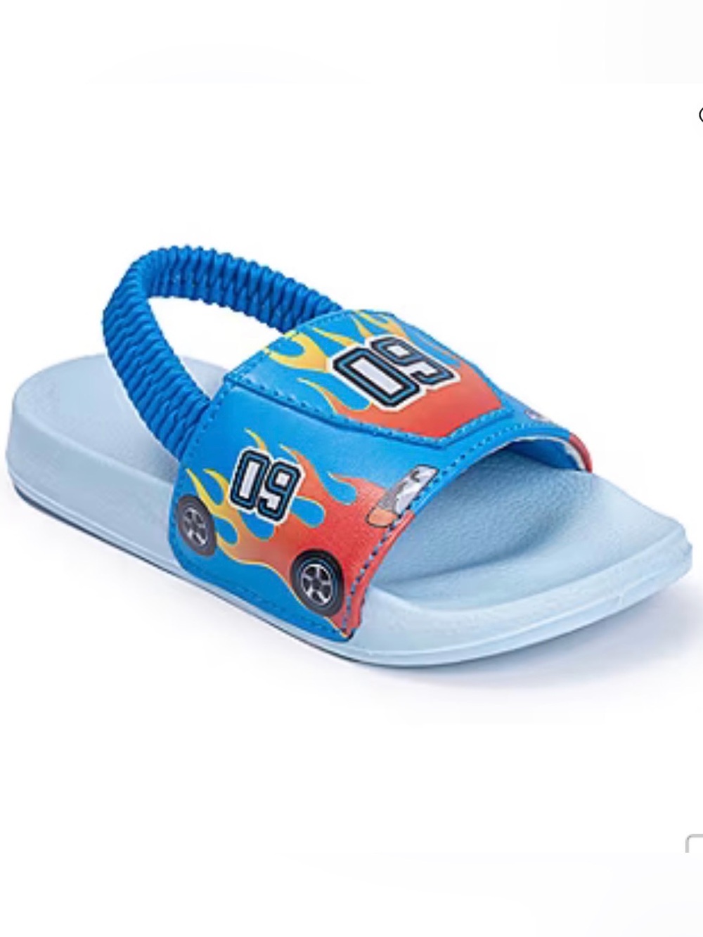 Toddler Boys Racecar Slide Sandals